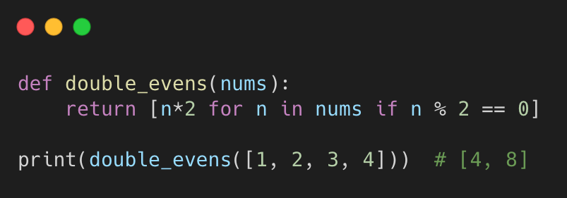 Python function example